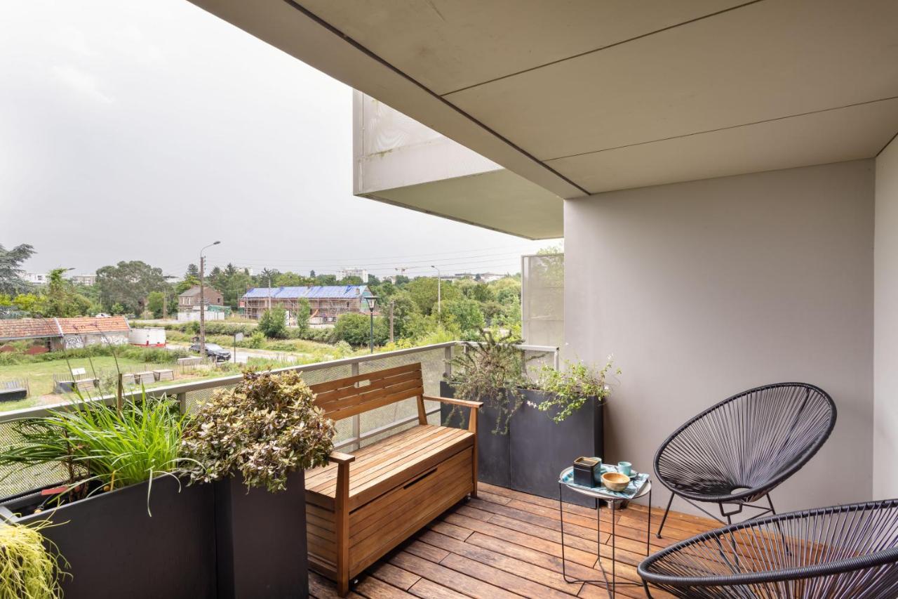 Le Canal - Appt Avec Balcon - Vue Degagee En Bord De Vilaine Rennes Buitenkant foto